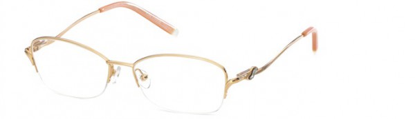 Laura Ashley Tamora Eyeglasses, C4 - Gold