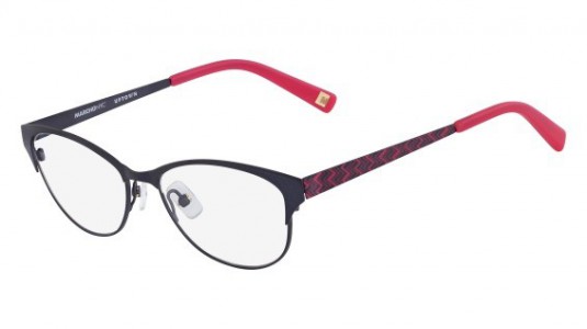 Marchon M-ROW Eyeglasses, 412 NAVY