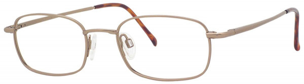 Looking Glass L7153 Eyeglasses, Matte-Gold Demi Amber