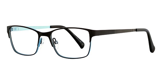 COI La Scala 801 Eyeglasses, Chocolate/Aqua