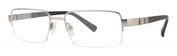 Seiko Titanium T1075 Eyeglasses, 309 Silver Gray