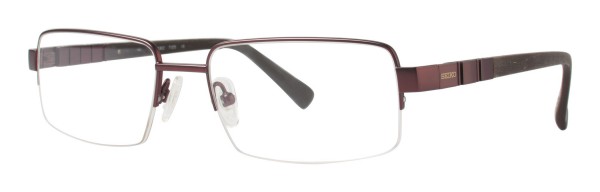 Seiko Titanium T1075 Eyeglasses, B91 Coconut Brown