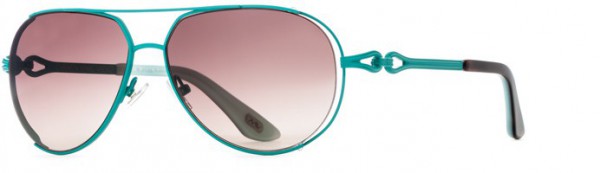 Carmen Marc Valvo Vera (Sun) Sunglasses, Pistachio