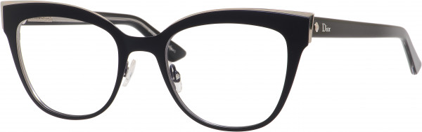Christian Dior Montaigne 11 Eyeglasses, 0GAR Blgd Black Crystal