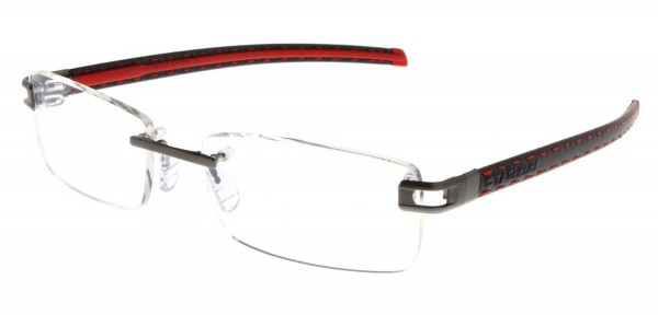 TAG Heuer L-TYPE T 0153 Eyeglasses, PVD Black (001)