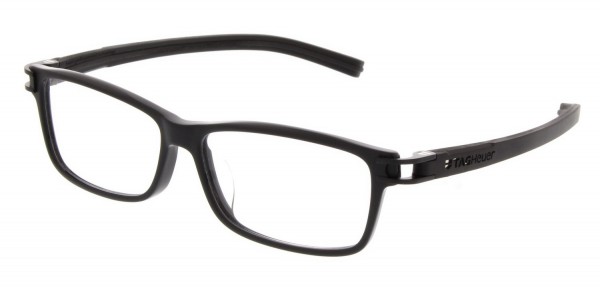 TAG Heuer REFLEX FOLD ACETATE 7604 Eyeglasses, Black-Black Temples (007)