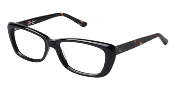 Jessica Simpson J1043 Eyeglasses, OX Black/Tortoise