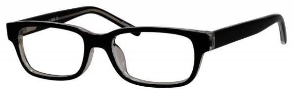 Enhance EN3925 Eyeglasses, Black/Crystal
