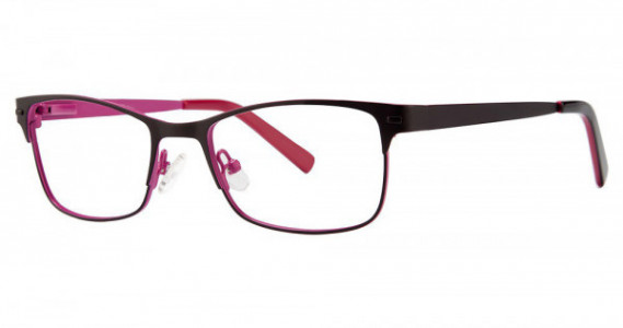 Modz FUNNY Eyeglasses, Matte Black/Hot Pink