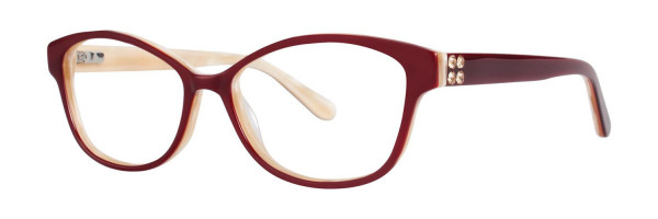 Vera Wang Mazzoli Eyeglasses, Burgundy