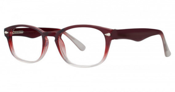 Modern Optical LEISURE Eyeglasses, Burgundy Fade