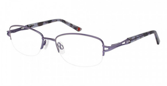 Fleur de Lis L122 Eyeglasses, Purple